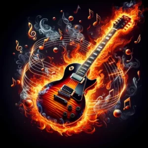 Una chitarra in fiamme che ci parla del magnifico guitar solo di "Love Song" dei Tesla. Un passaggio all'interno del blog