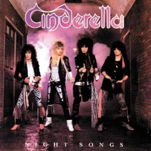 Copertina del disco "Night Songs" della hard rock band Cinderella. Ne parliamo all'interno del blog