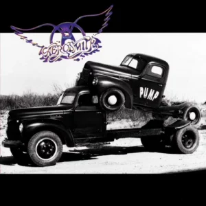 Copertina dell'album "Pump" della band Aerosmith. Parliamo del disco all'interno del blog